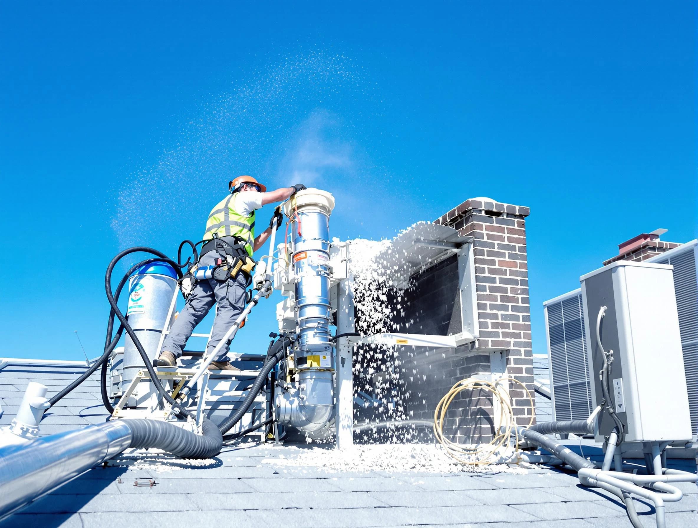 Expert roof dryer vent cleaning by Ontario Dryer Vent Cleaning in Ontario