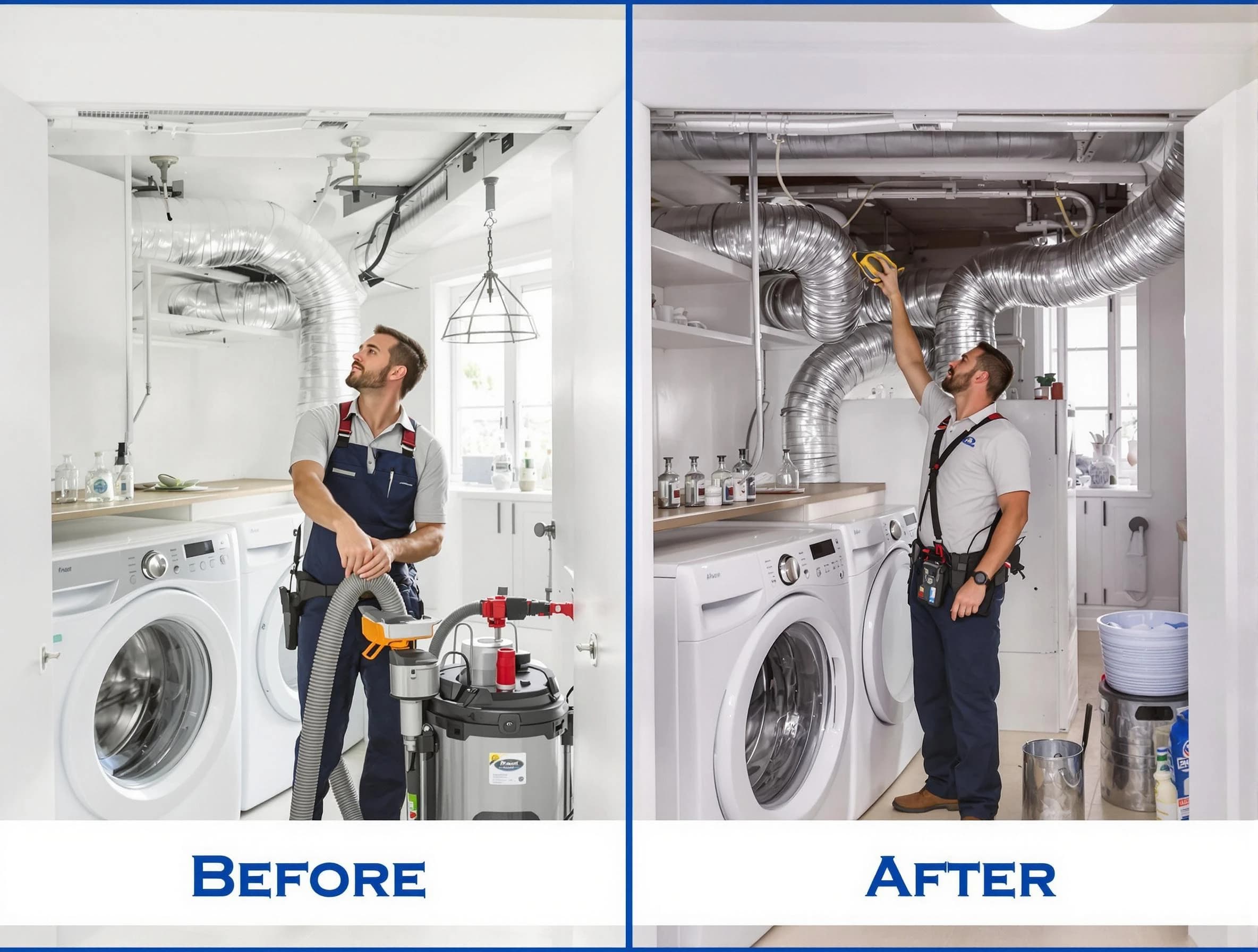 Expert gas dryer vent cleaning by Ontario Dryer Vent Cleaning in Ontario