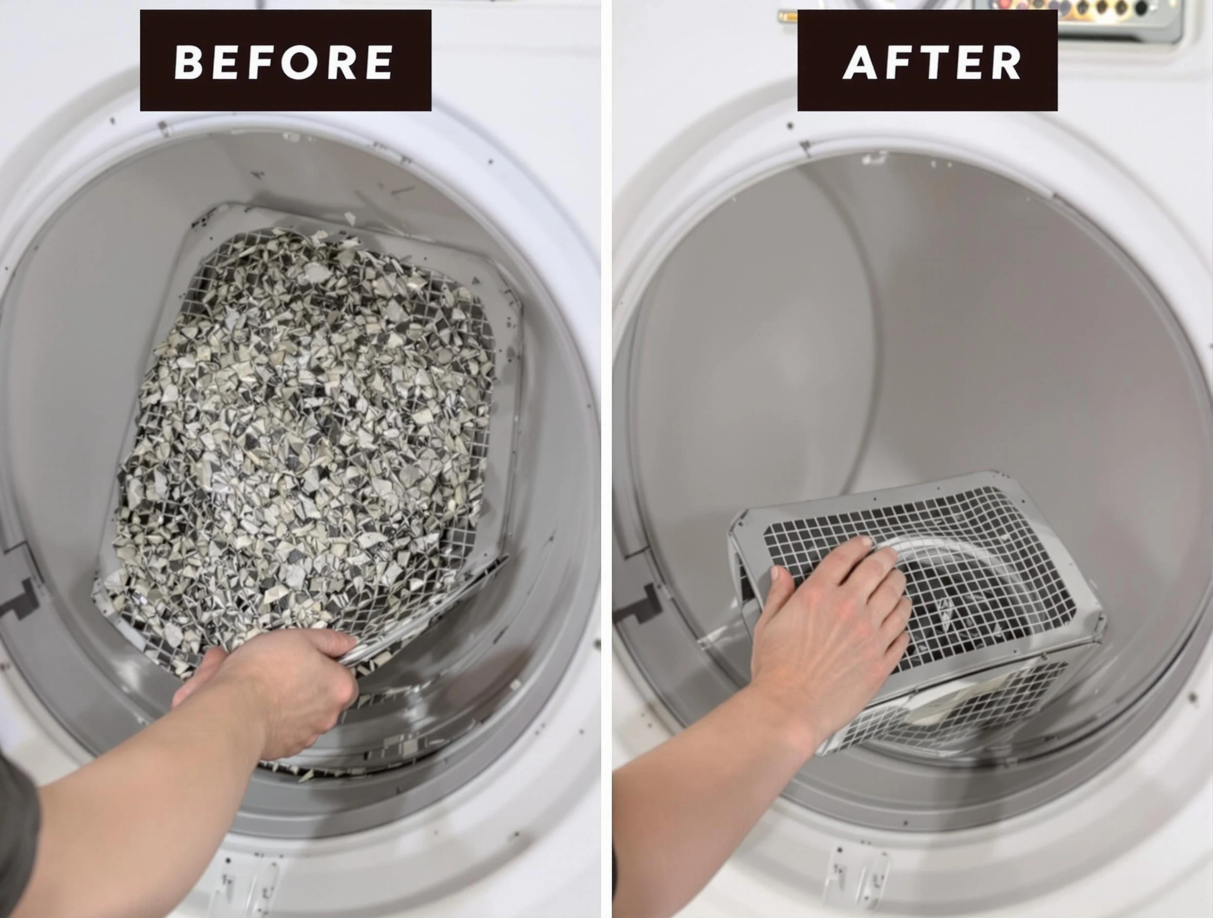 Professional lint trap cleaning by Ontario Dryer Vent Cleaning in Ontario